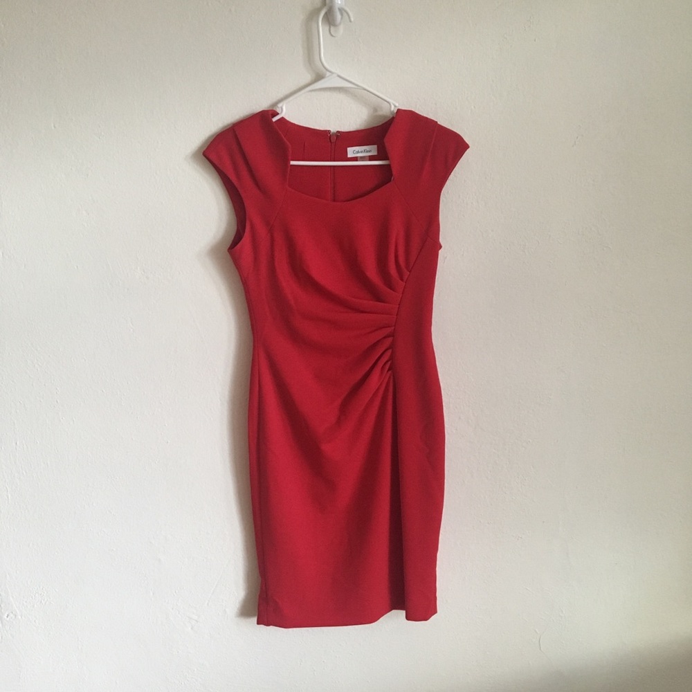Calvin Klein Red Dress 😍